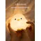 Cute Duck LED Night Lamp — Silicone Touch Sensor, USB Rechargeable